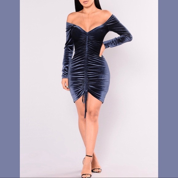 naomi wolf of wall street blue dress Elegant Dress For Women Sexy Off Shoulder Mesh Patchwork Navy Blue Eve –  formalgowns main image 0